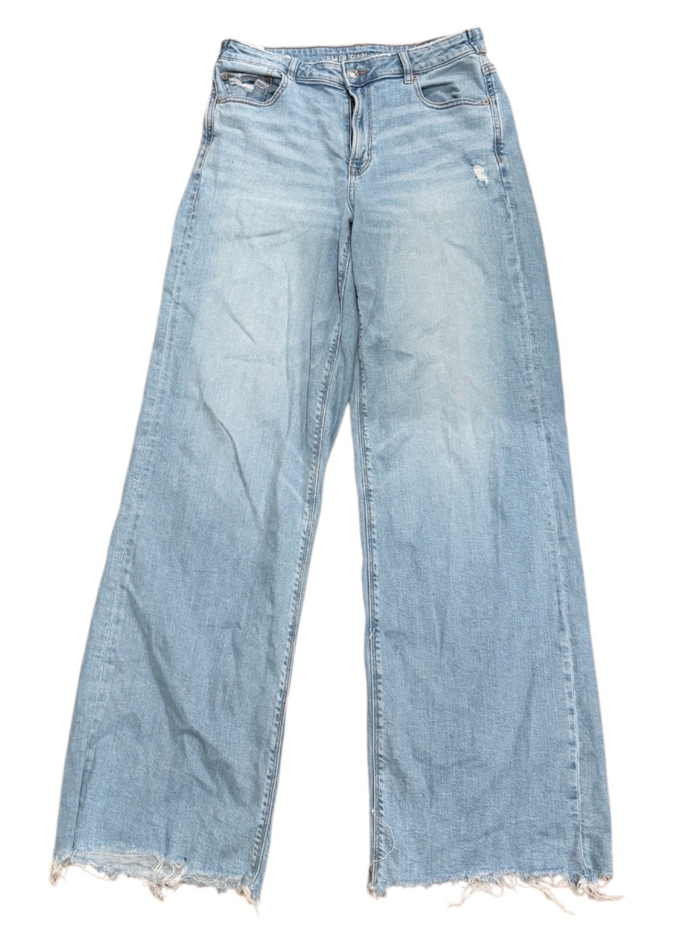 American Eagle Extra Long Super High Rise Baggy Wide Leg